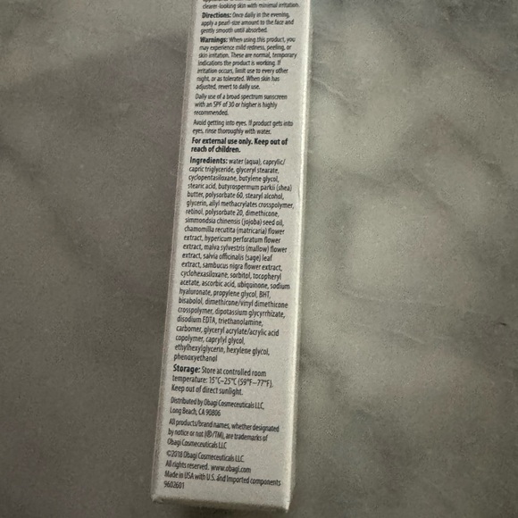 Obagi Medical Grade Retinol 1.0 Serum For Fine Lines & Wrinkles New in Box $80 - Picture 4 of 4